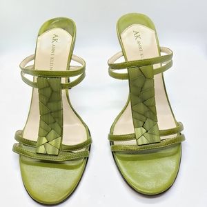 Anne Klein Leather Strap Sandals